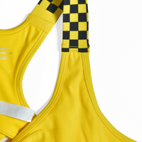 Lemon Checker Bra