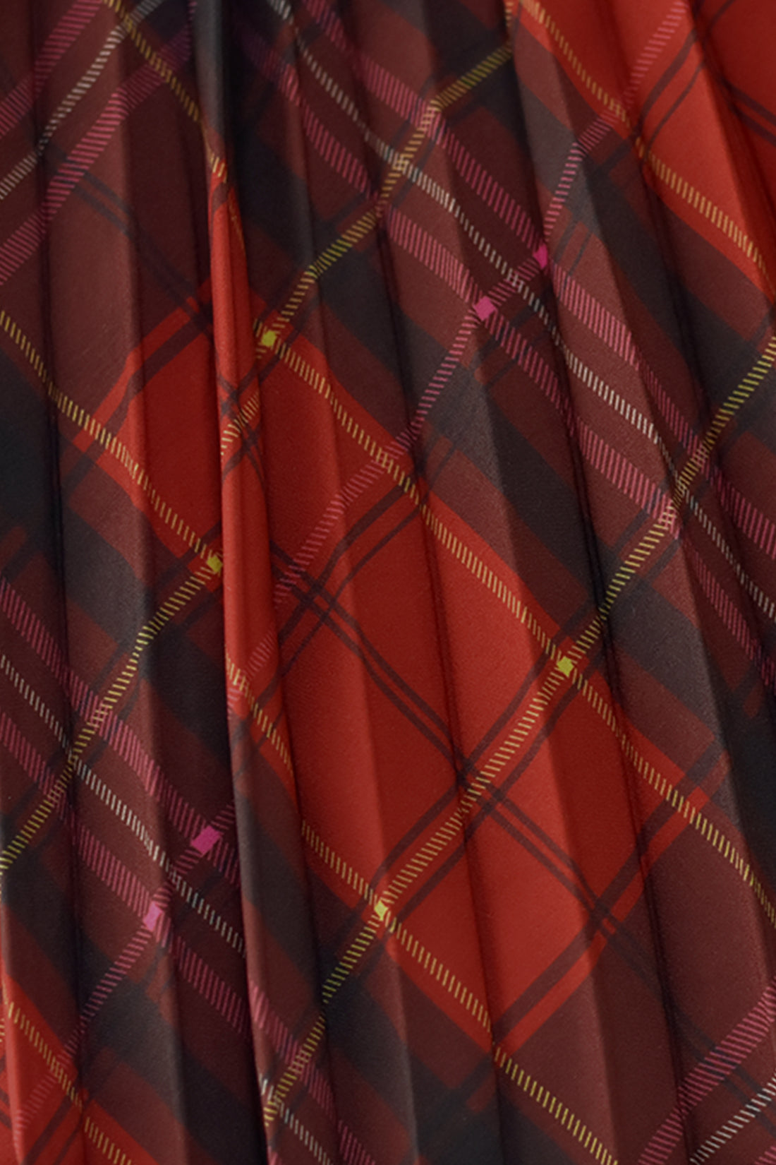 Vintage Red Tartan Sports Skirt