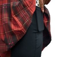 Vintage Red Tartan Sports Skirt