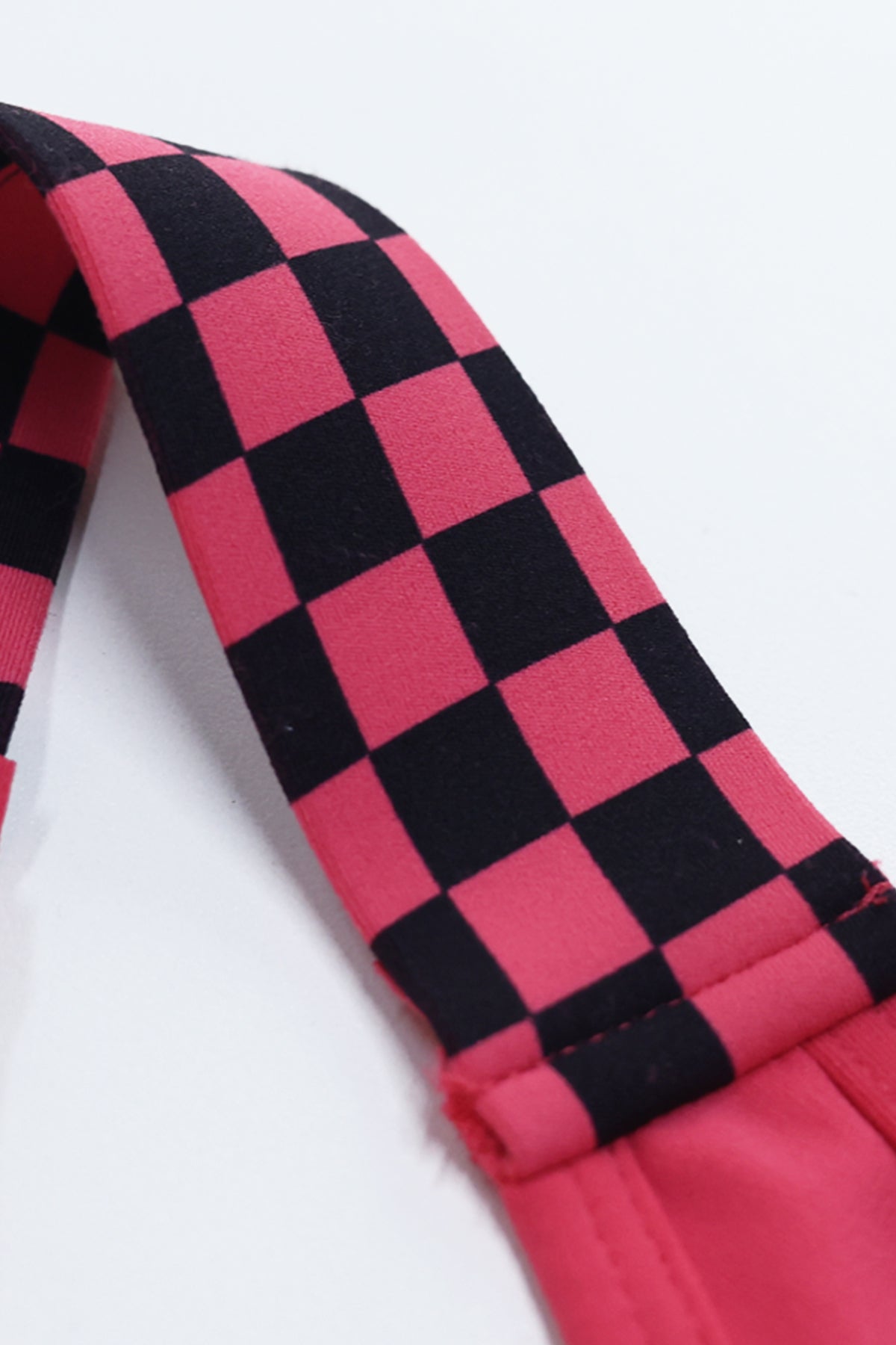 Striped Check Raspberry RASPBERRY CHECKER SET – Flipped Lab